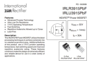 IRLU3915PBF HEXFET® POWER MOSFET 55V Single N-Channel Hexfet Power Mosfet in een i-Pak-pakket
